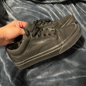 VANS Old Skool black canvas shoes
